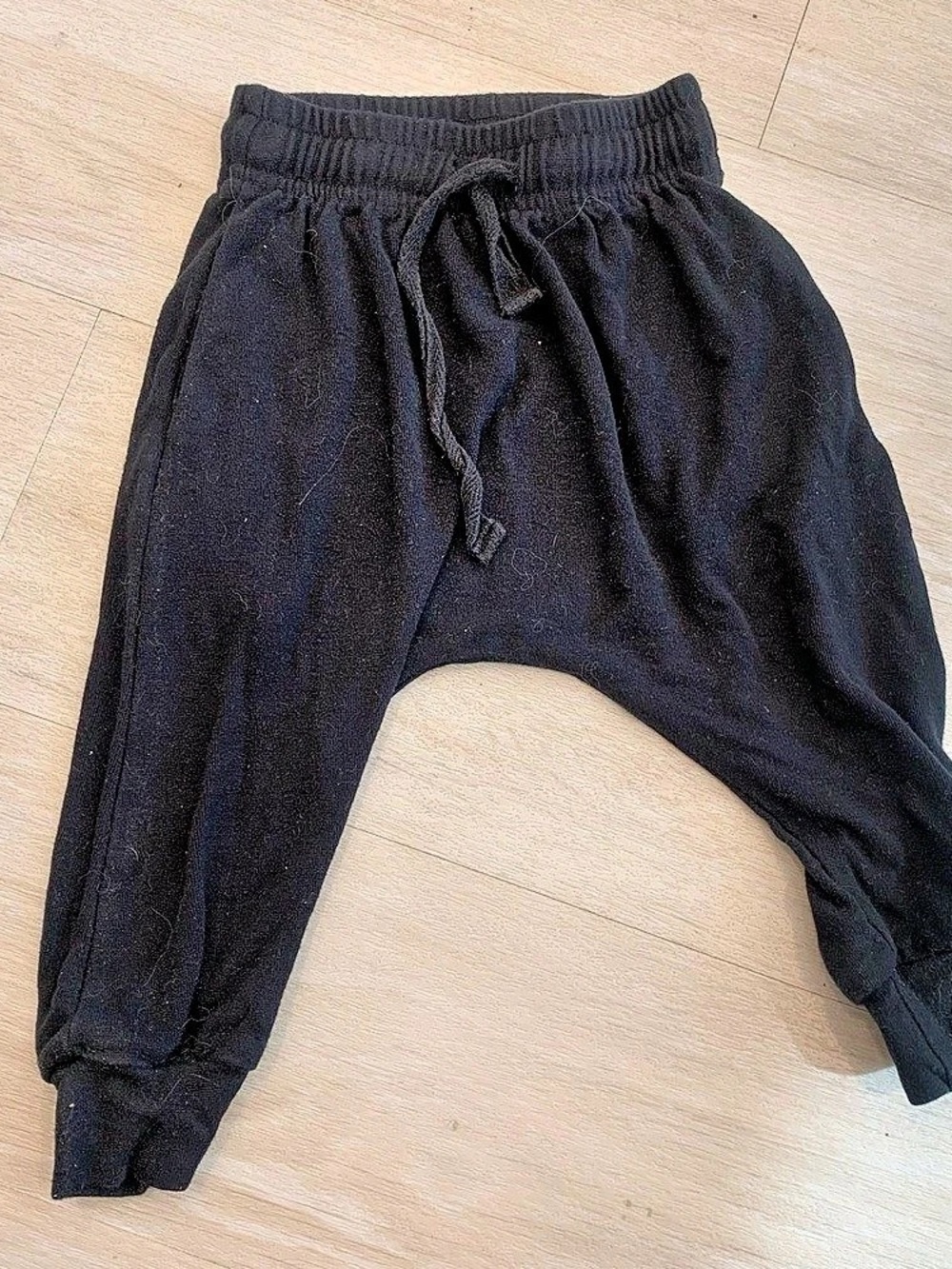 Kyte Baby Bamboo Harem Pants Black Baby 12-18M